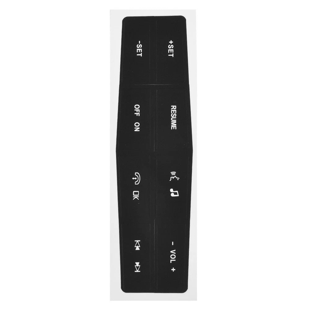 Steering Wheel Control Button Repair Decals for Mustang