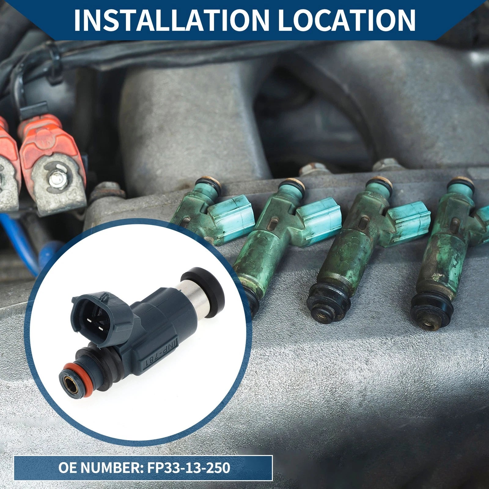 Fuel Injector Replacement for Mazda Protege ES 1.8 (1999–2000) 1 Piece