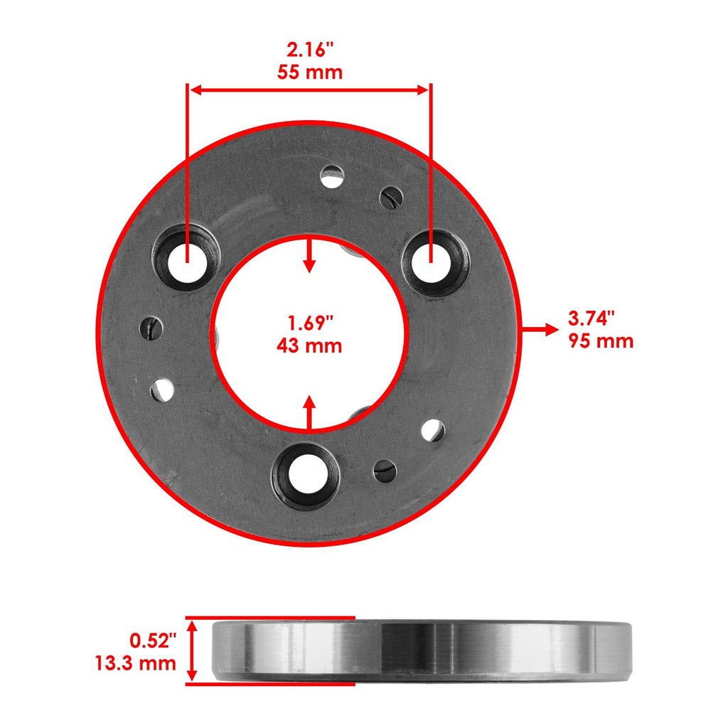 Starter Outer Clutch and Idler Gear Set Replacement for Yamaha Serow 225 (1992–1997)