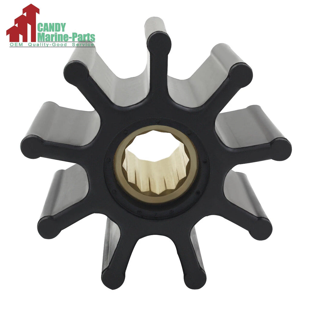 Water Pump Impeller for Yanmar F25CBC (Replaces Kashiyama SP-100, 128620-42201)