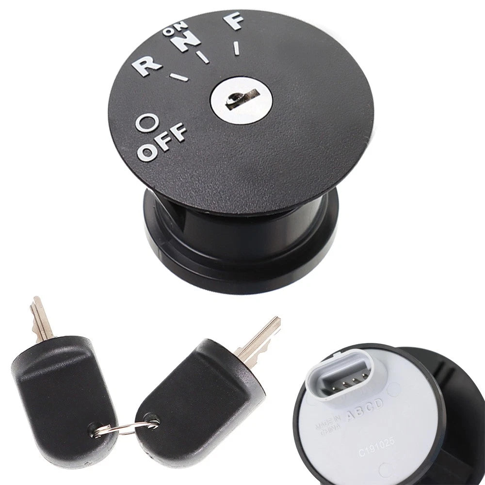 Ignition Key Switch Keys for EZGO RXV Electric Golf Cart (2008–Present)