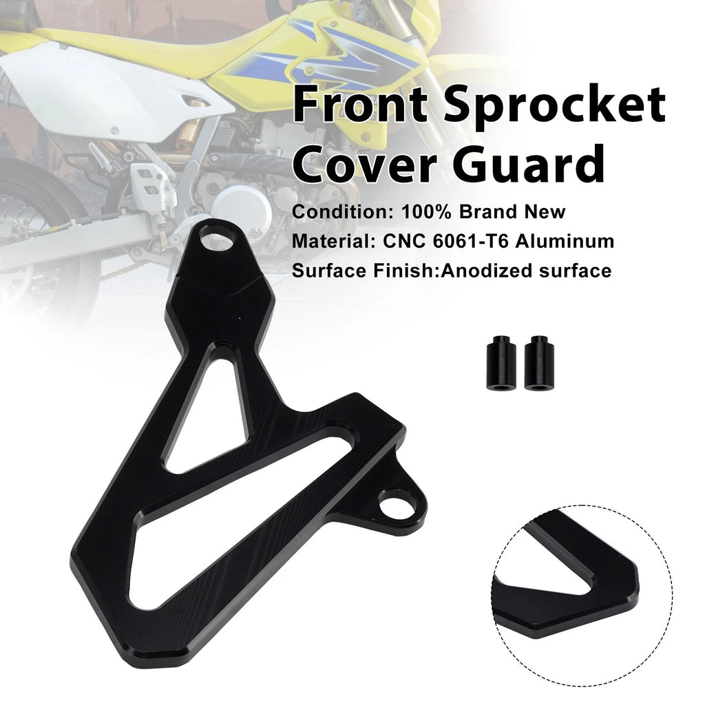 Front Sprocket Cover Guard for Suzuki DR-Z400SM (2000–2024) DRZ400/S/E Black
