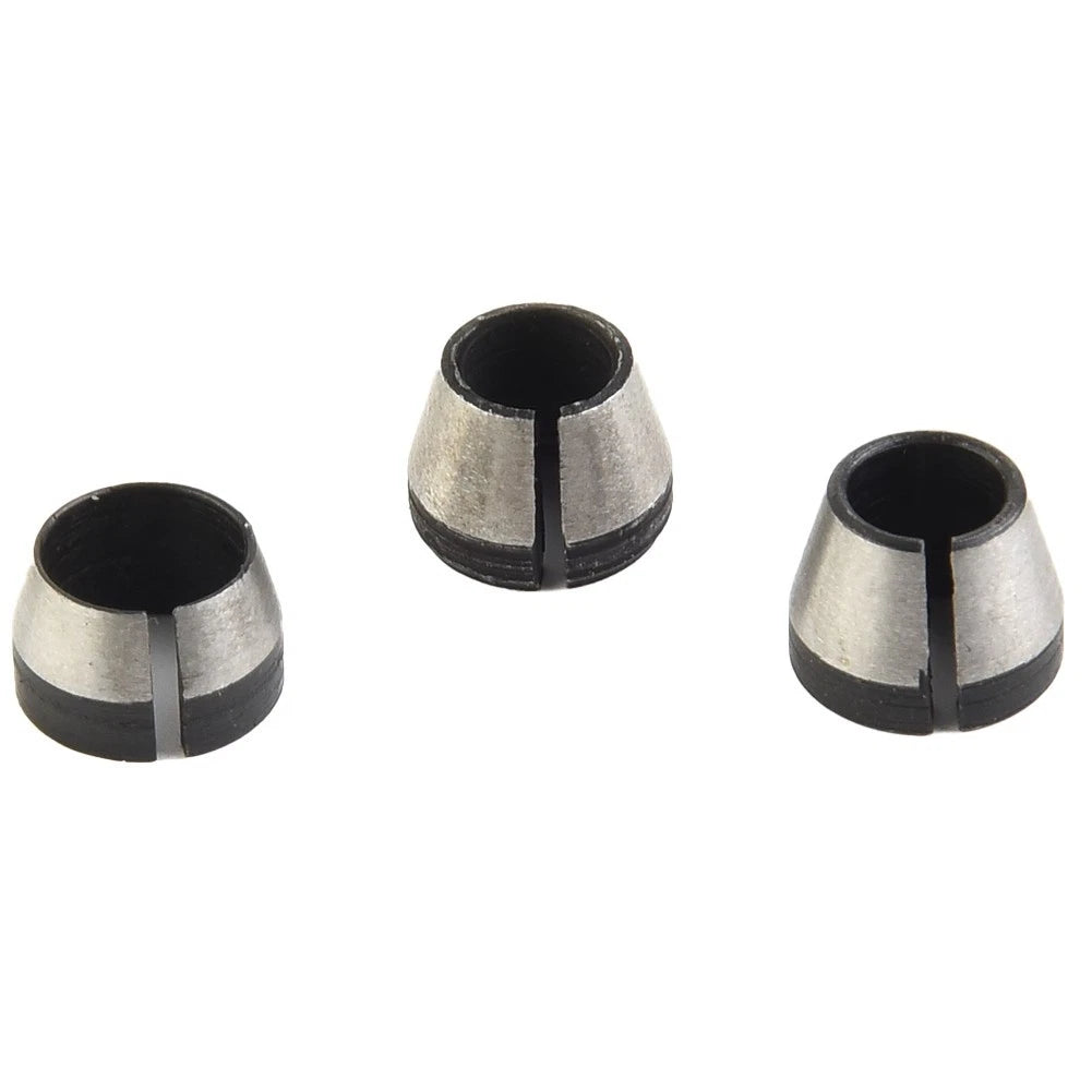 Collet Chuck Set for Power Tools (6mm, 6.35mm, 8mm)