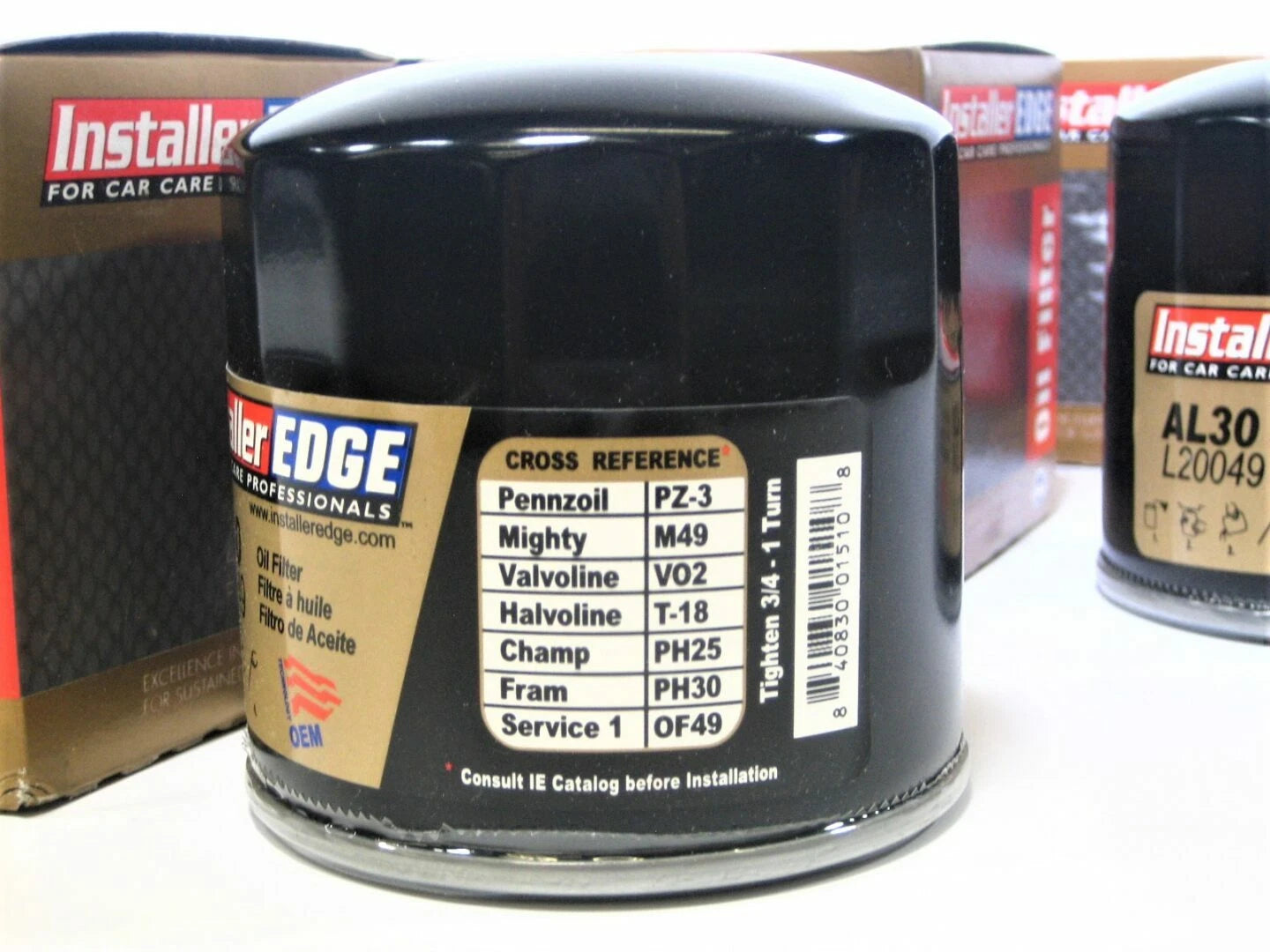 Set of 6 Engine Oil Filter Elements for Installer Edge AL30 L20049