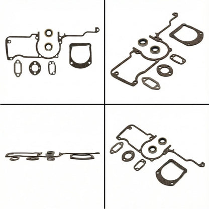 Set of 7 Replacement Gaskets and Oil Seals for Chainsaw Models 61 268 268xp