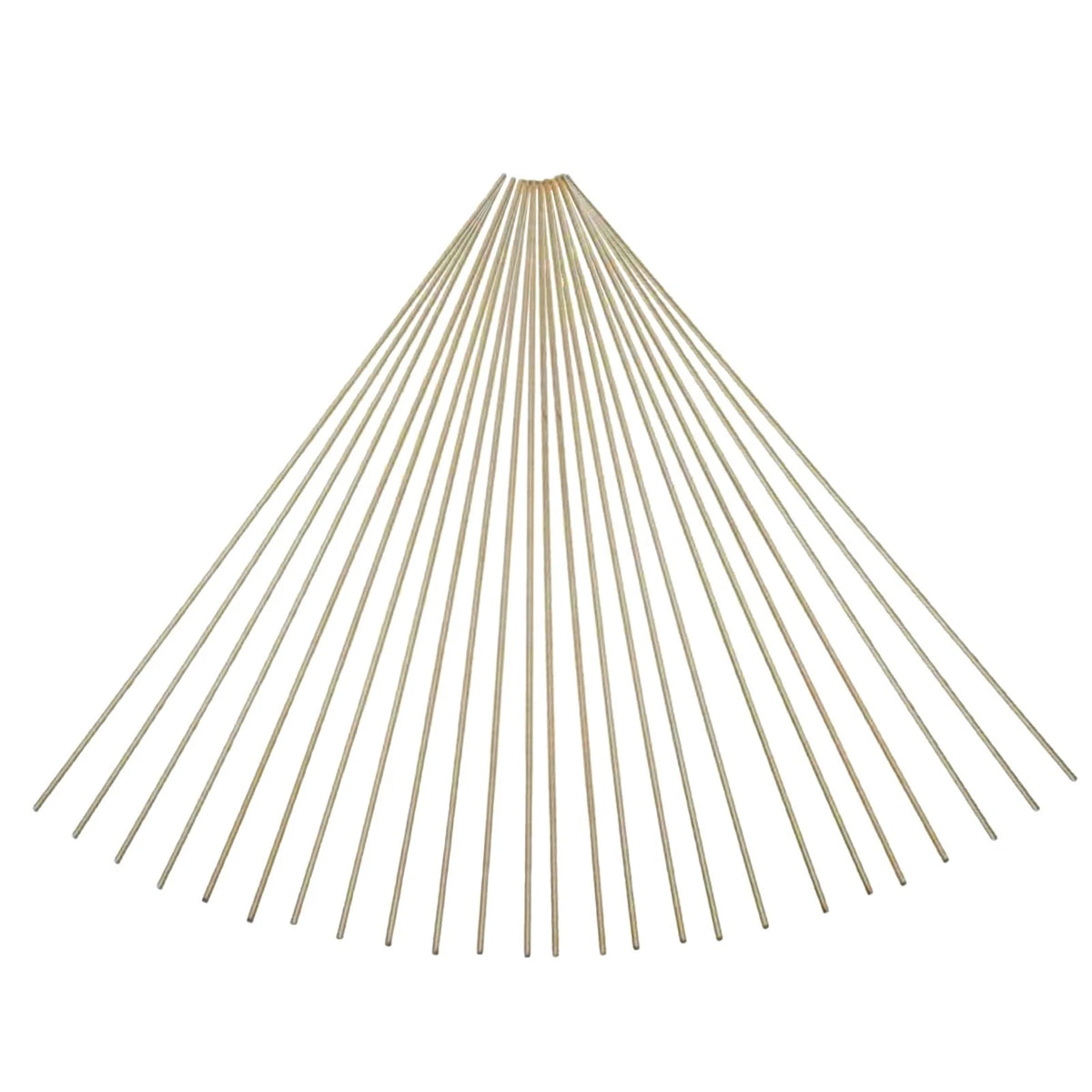 25PCS Solid Brass Brazing Rods, 1634-1661°F Temperature Range