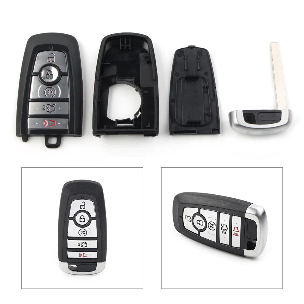Replacement Smart Remote Key Shell Case Fob 5 Buttons for Ford Edge Fusion (2017–2020)