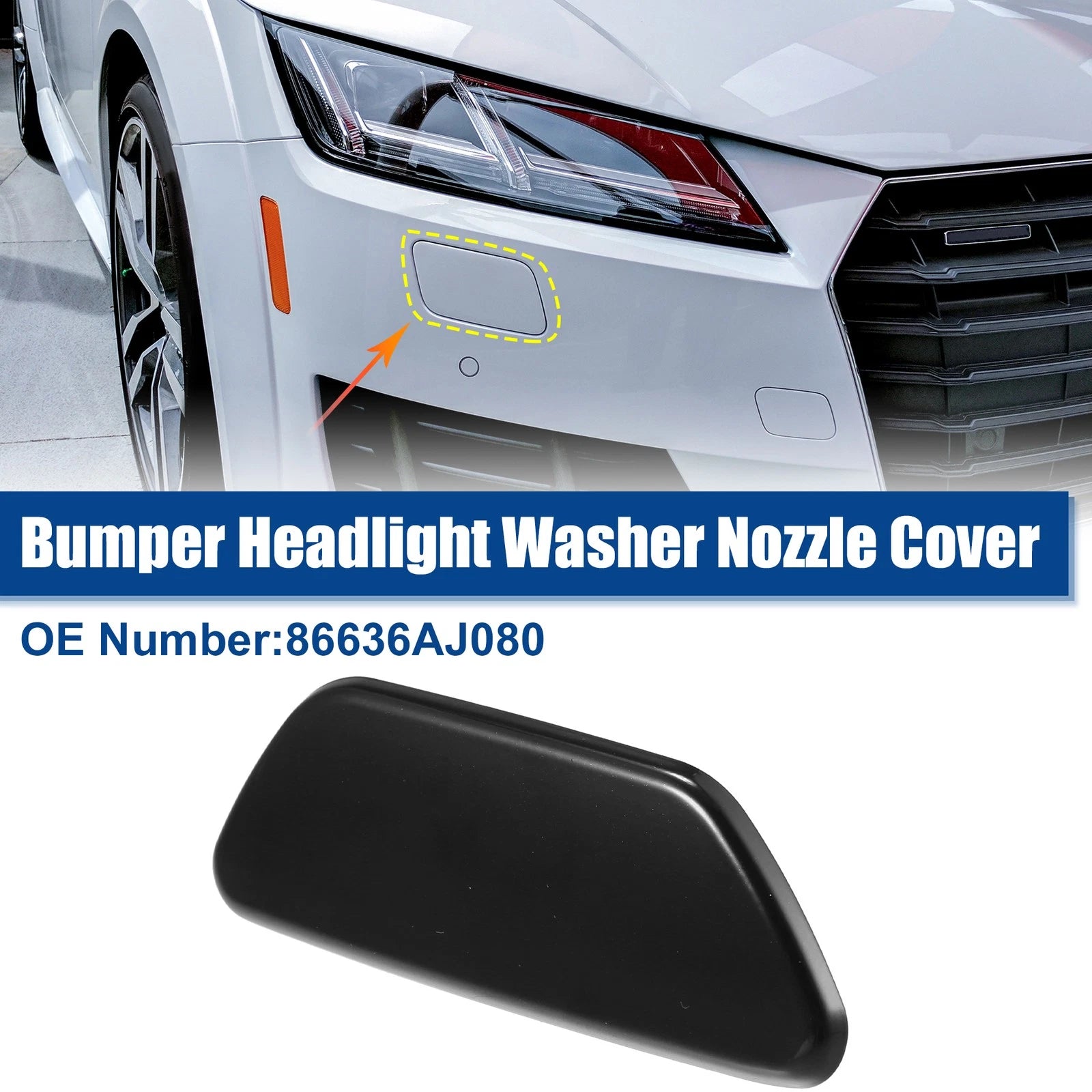 Front Right Headlamp Washer Nozzle Cap for Subaru Forester (2014–2018)