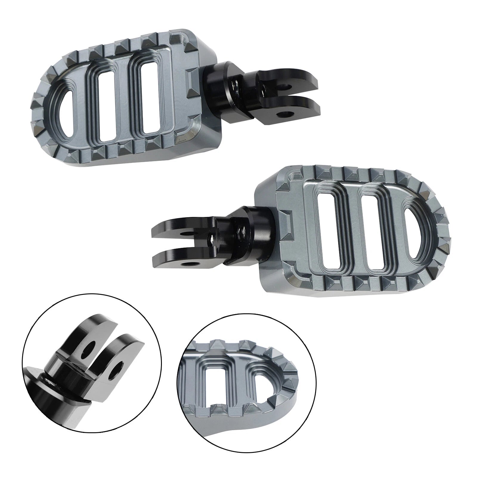 Front Footrests Foot Pegs for Yamaha XSR700 XSR900 FJR1300 YZF-R6 YZF-R1 (2016–2023)