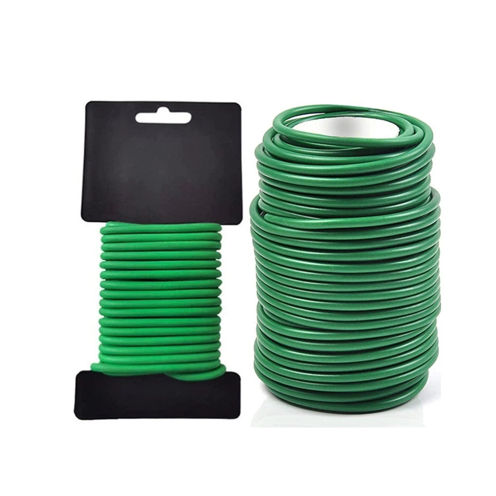 Set of 2 Soft Flexible Garden Plant Tie Wire 28mm & 35mm (10m & 20m)