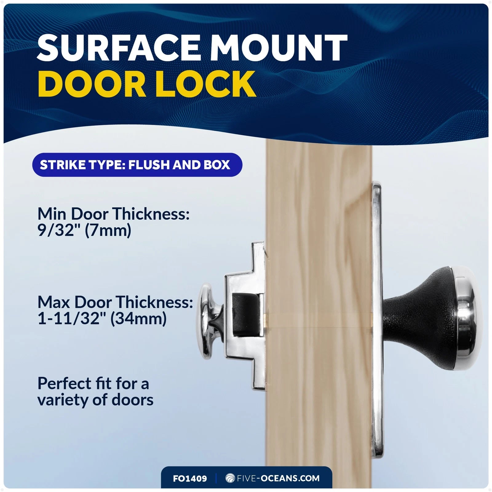 Boat Door Lock for Marine (FO1409)