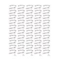 Set of 50 Rust Resistant Hanging Hardware for Various Applications