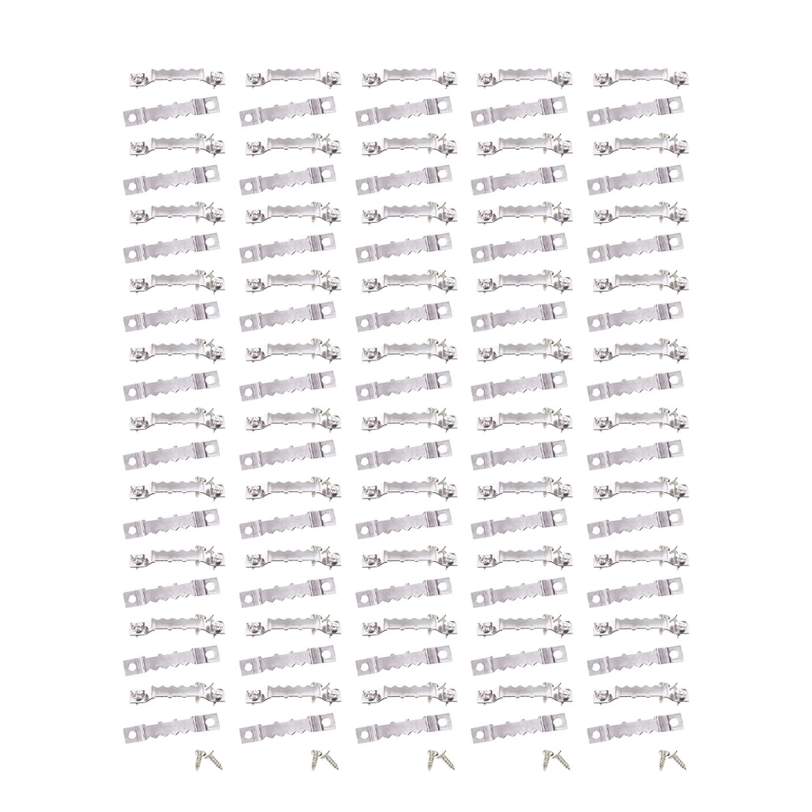 Set of 50 Rust Resistant Hanging Hardware for Various Applications