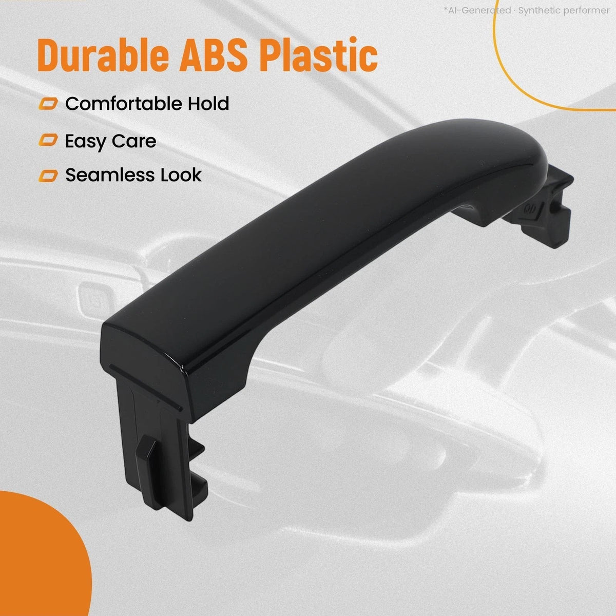 Front Left Exterior Door Handle for Nissan Versa (2007–2012) NI1310130 Black