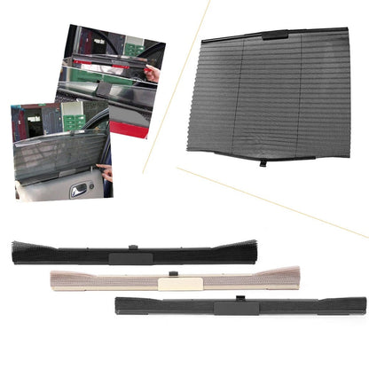 1 PCS Black Universal Car Side Window Curtain Sunshade UV Protector