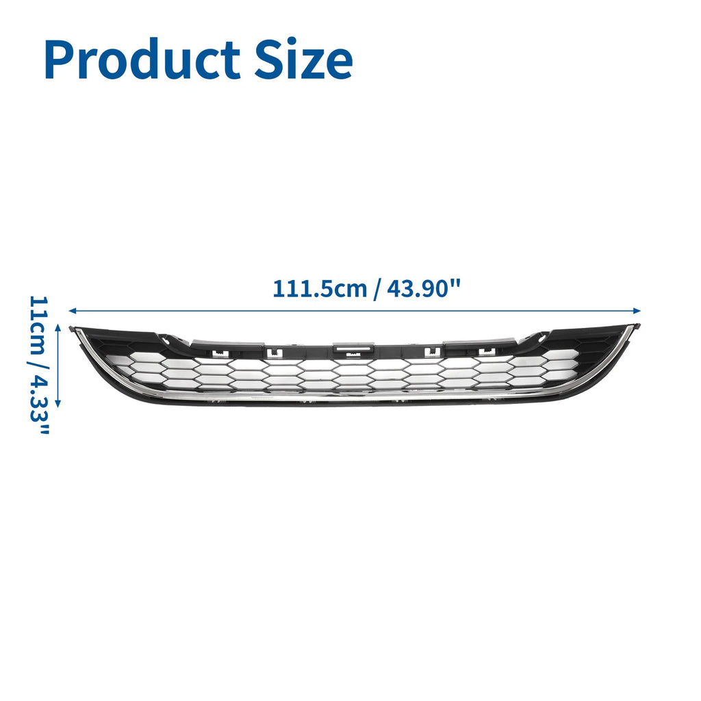Front Lower Bumper Grille for Honda CR-V (2010–2011) Black