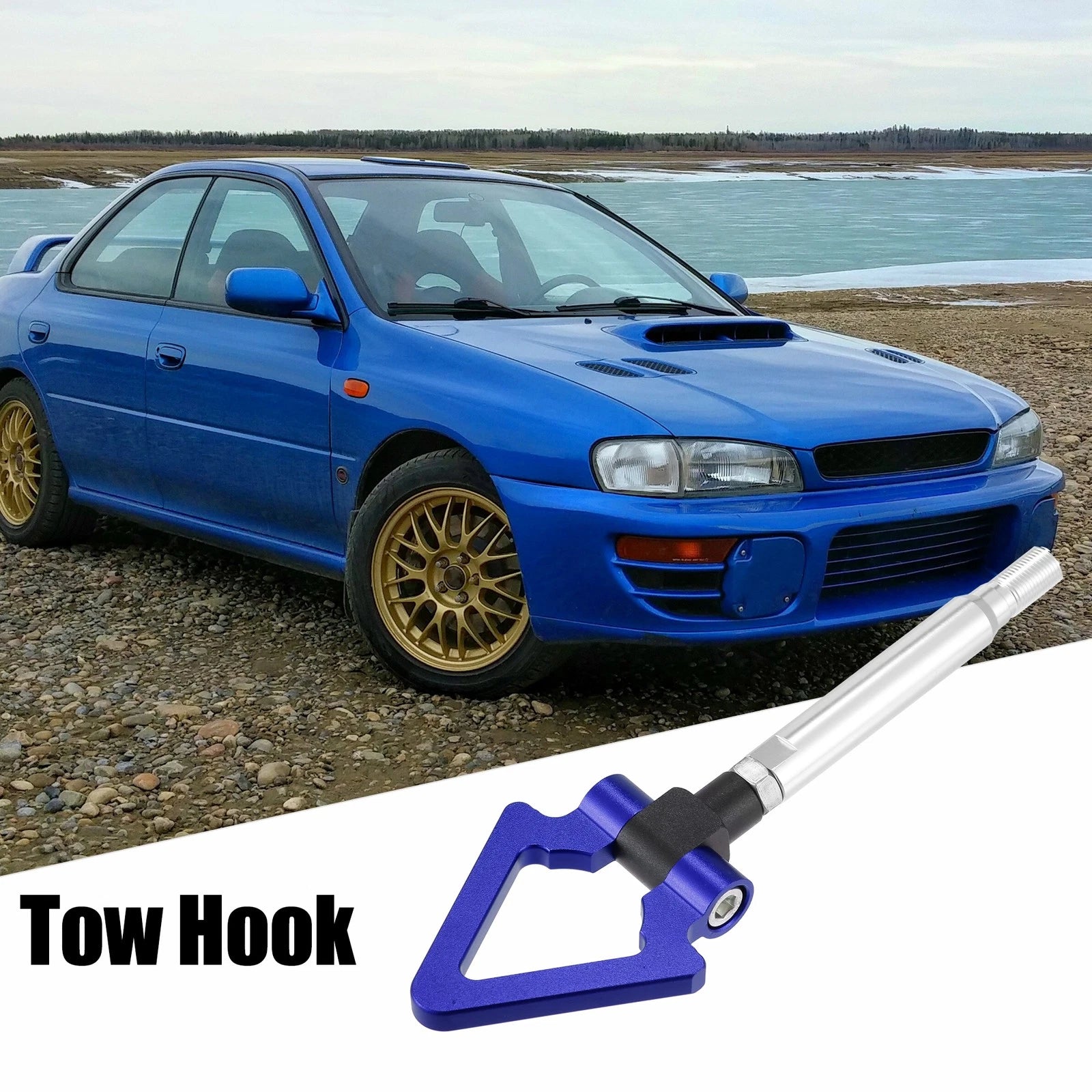 Car Trailer Towing Hook Screw Front Bumper Support for Subaru BRZ (2013–2020)