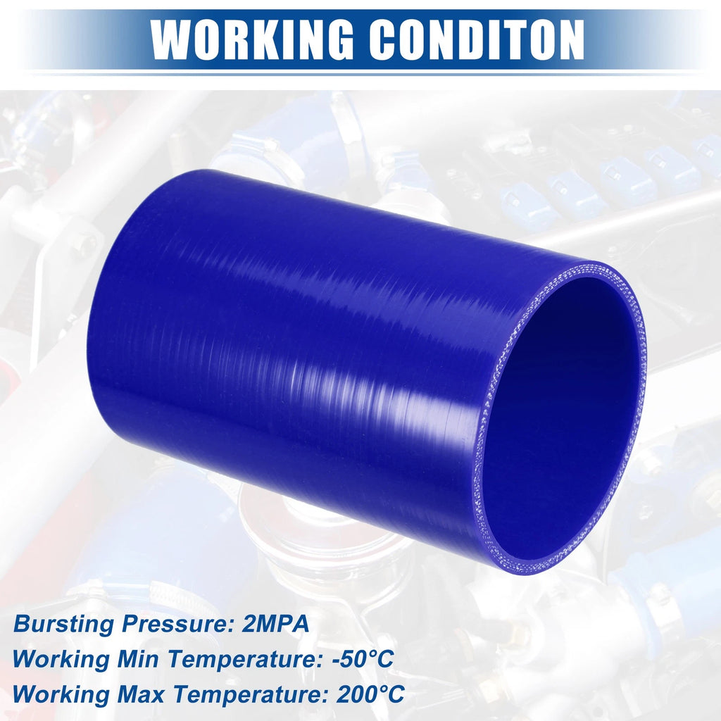 3.5" ID 6" Length Silicone Reducer Hose for Intercooler (Universal)