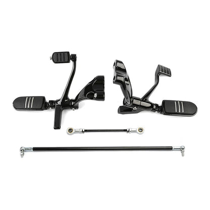 Control Forward Pegs Linkage Lever Kit for Harley Sportster XL1200 883 (2004–2013)