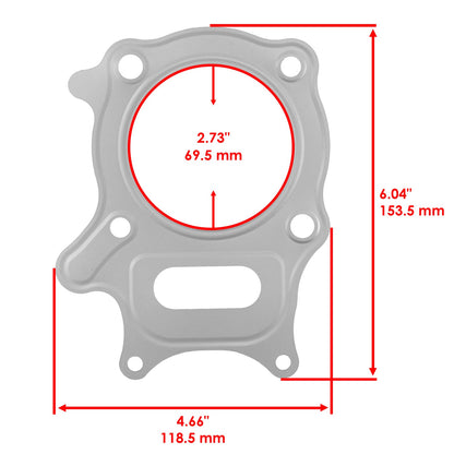 Engine Cylinder Gasket Set for Honda TRX250X (2009–2026)