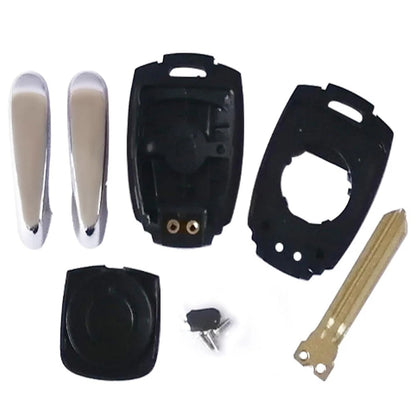 2 Button ABS Wear-resistant Remote Key Shell Case for SsangYong Korando
