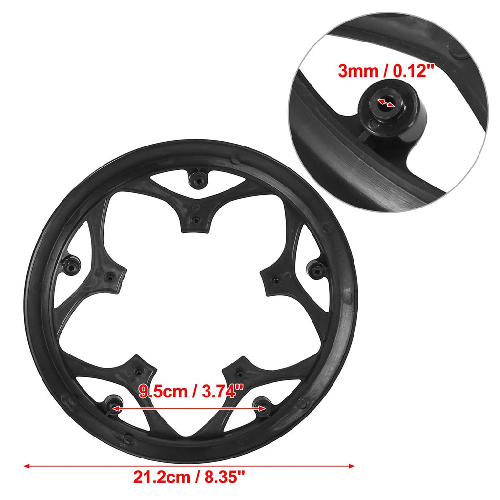 Bicycle Crankset Chain Wheel Cover Protector for 48 Tooth Bike 5 Bolt (—)