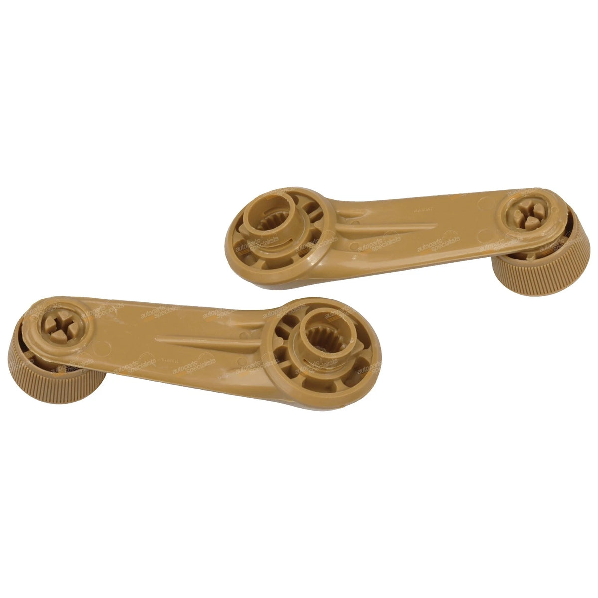 2X Brown Window Crank Handles for Hilux LN65 YN65 YN67 (1983–1988)
