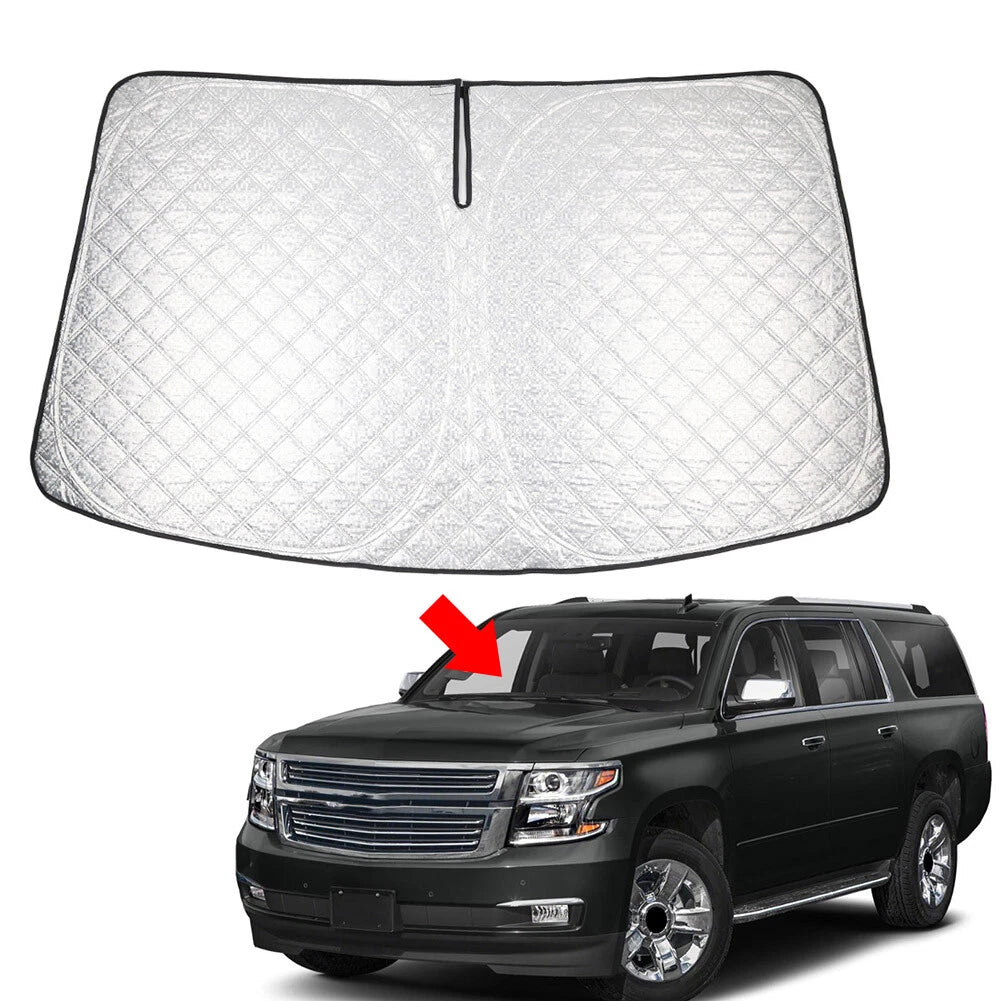 Foldable Windshield Sun Shade for Chevy Suburban (2015–2020)