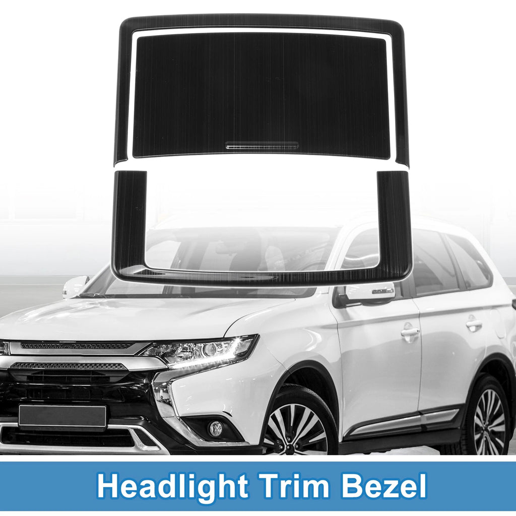 Headlight Trim Bezel Front Set Replacement for Mitsubishi Outlander (2022–2024)