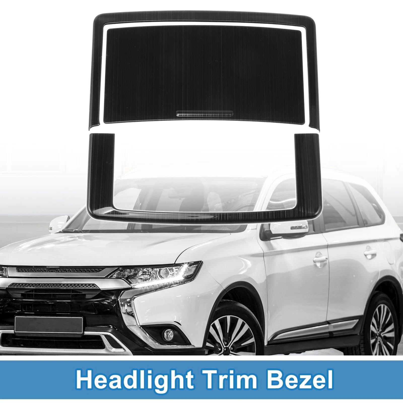 Headlight Trim Bezel Front Set Replacement for Mitsubishi Outlander (2022–2024)