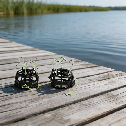 Double Hook Reverse Bottom Rig for Fishing (3# to 13# Size Range)