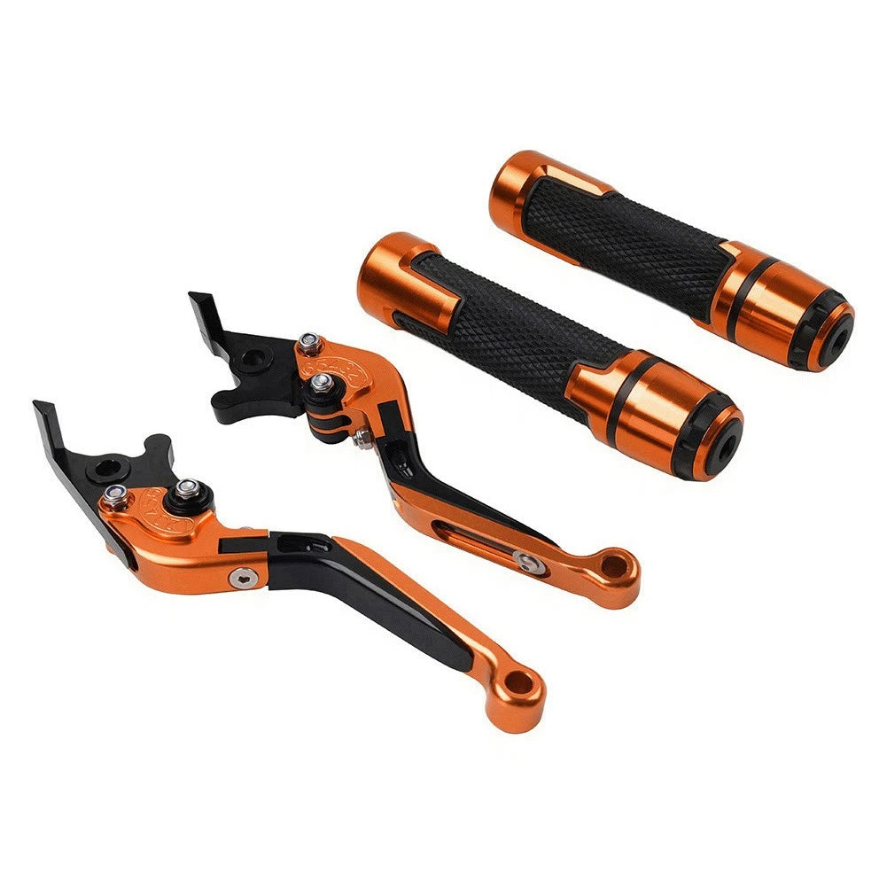 Adjustable Brake Clutch Lever Grip Set for Kawasaki ER6F ER6N (2006–2016)