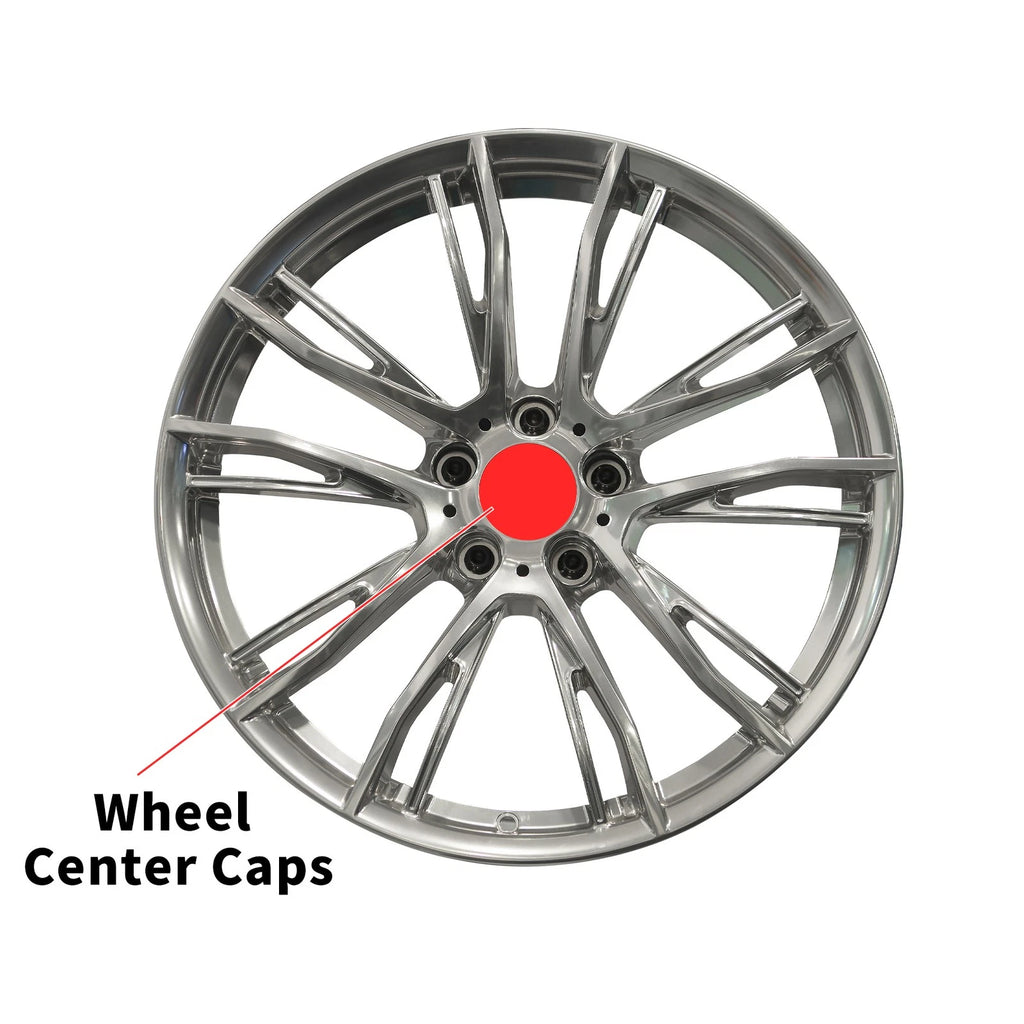 1 Pc 65mm Black Wheel Center Cap for