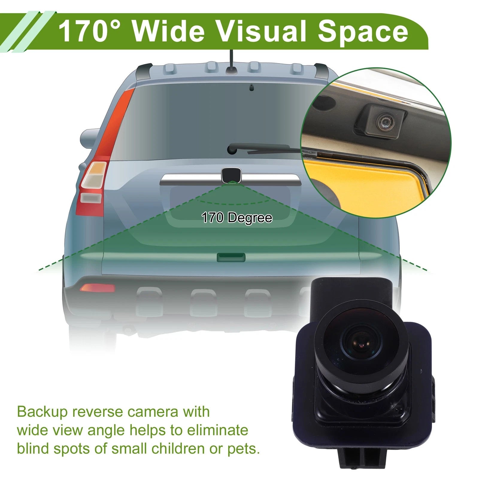 Rear View Backup Camera for Ford Fusion (2013–2016)