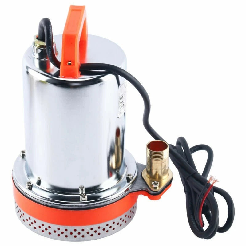 12V Submersible Well Booster Pump for Farm & Ranch (125W, 26ft Lift)