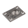 Stainless Steel Boat Hatch Latch with Lifting Ring Pull Handle