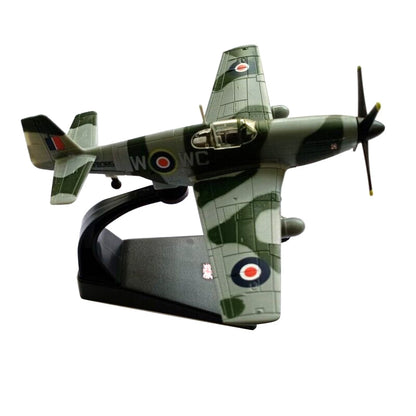 1/72 Scale Diecast P-51 Mustang Model for WWII UK (1940–1945)