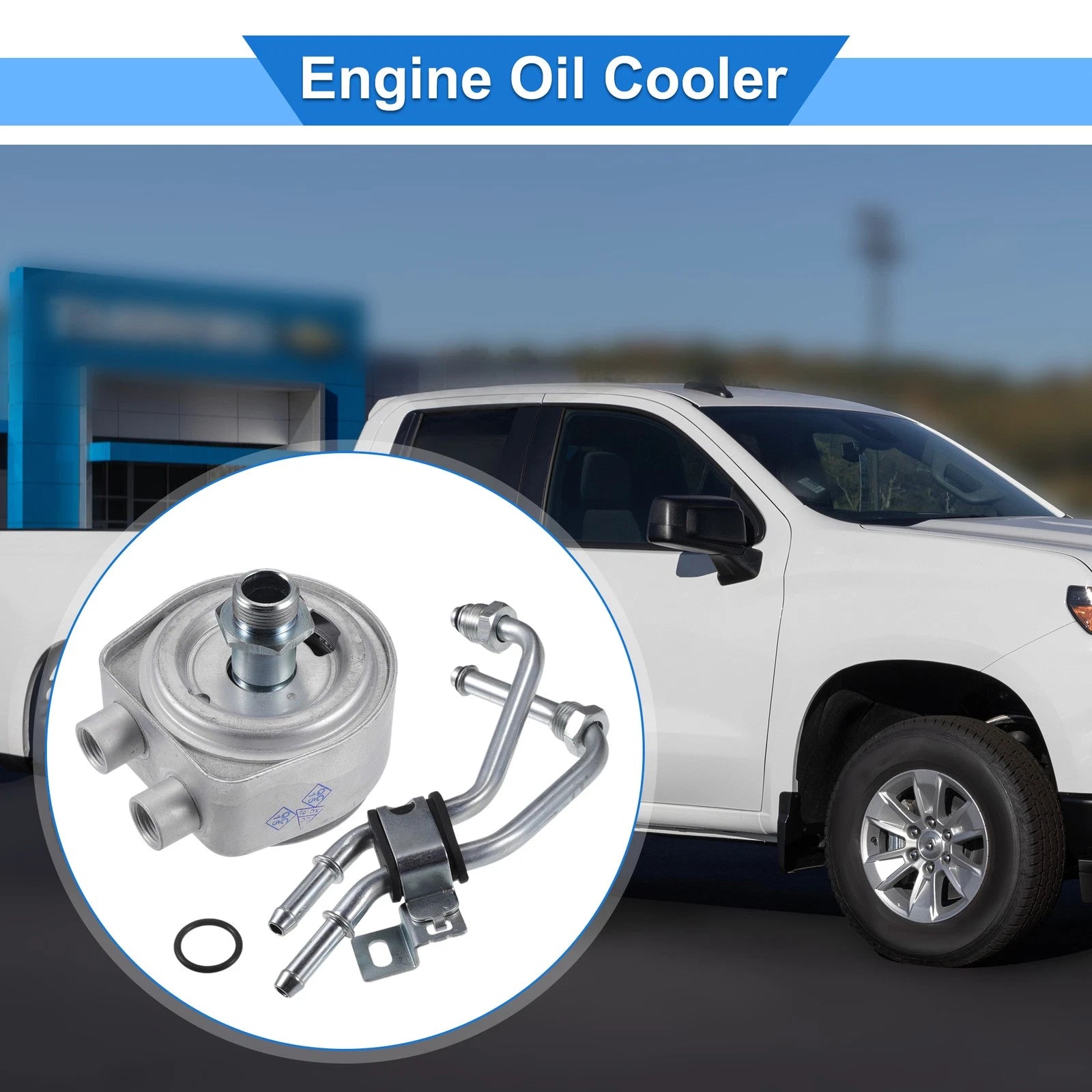 Engine Oil Cooler with Seals Bolt for Chevrolet Camaro (2010–2015)