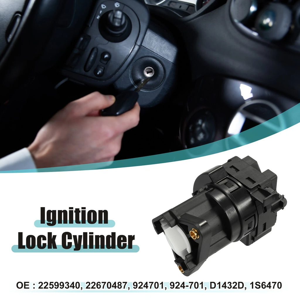Ignition Switch Cylinder Lock Assembly Replacement for Chevrolet Impala (2010–2016)