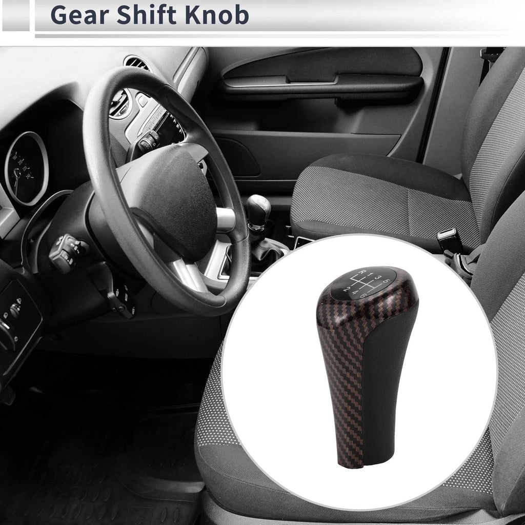 6 Speed Shift Knob Replacement for BMW X3 (2004–2020) Brown Black