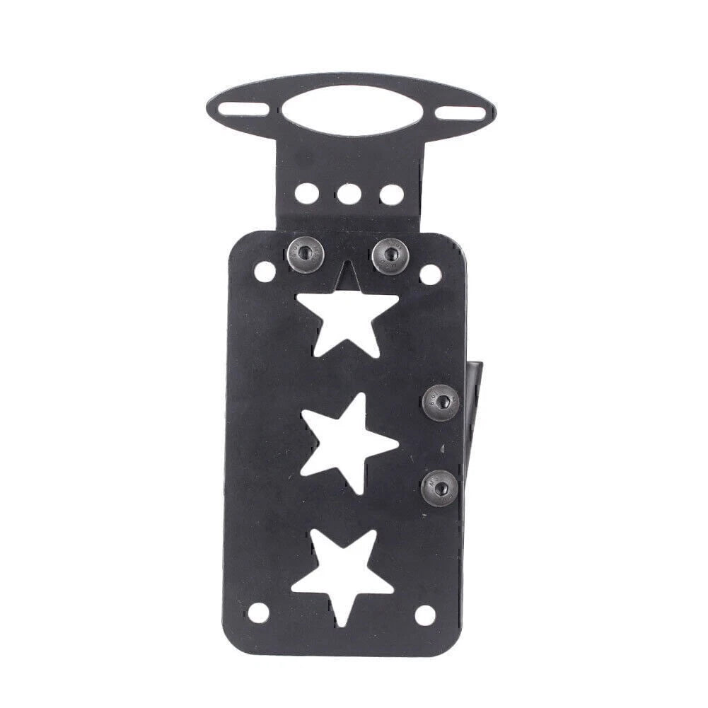 License Plate Holder Rack Mount for Universal Motorcycle (2010–2023)