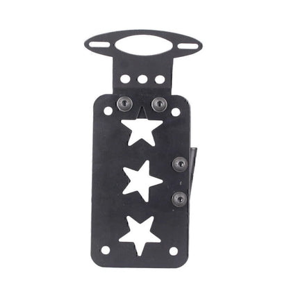 License Plate Holder Rack Mount for Universal Motorcycle (2010–2023)
