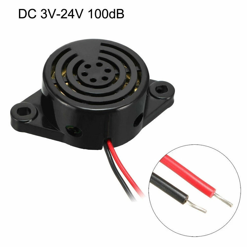 5Pcs DC3V-24V 100dB Electronic Buzzer Alarm Ringer Beep Tone