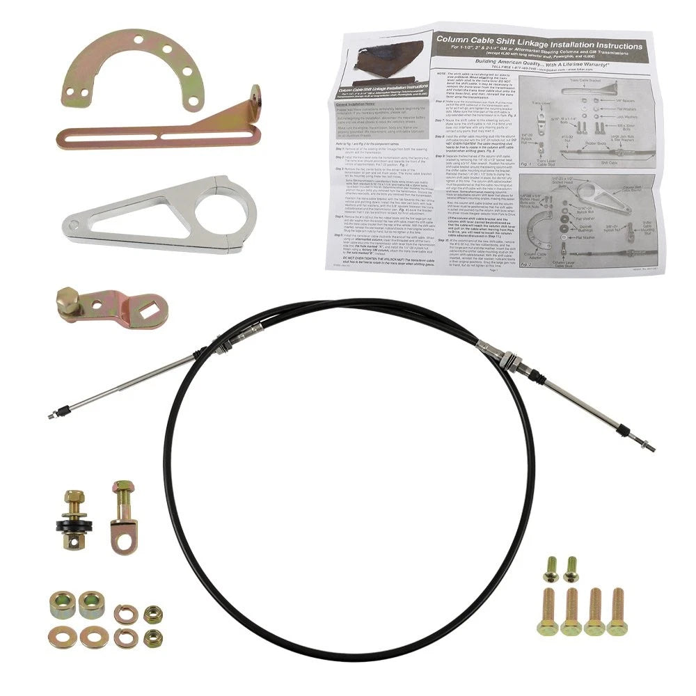 2" Aftermarket Transmission Cable Column Shift Linkage Kit for GM ACA-1804