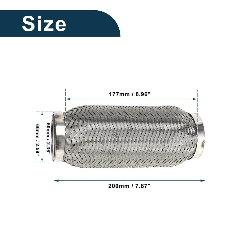 Flex Pipe for Car Exhaust (2.59 Inch OD)