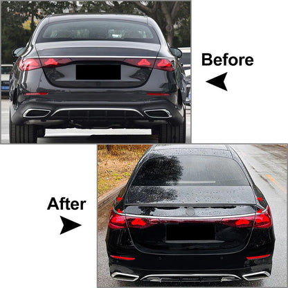 Rear Trunk Spoiler Wing for Mercedes Benz E Class W214 E260 E300 (2024–2024)