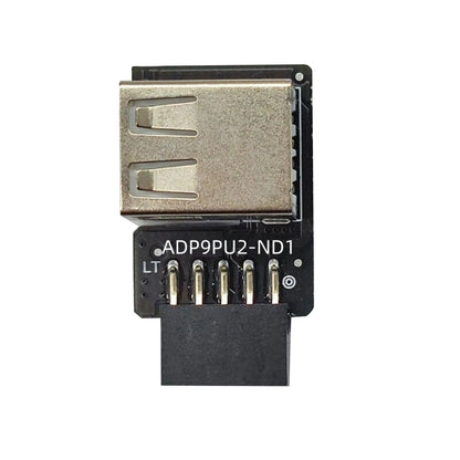 USB 2.0 9Pin Front Panel Header Adapter for USB Type A (Universal)
