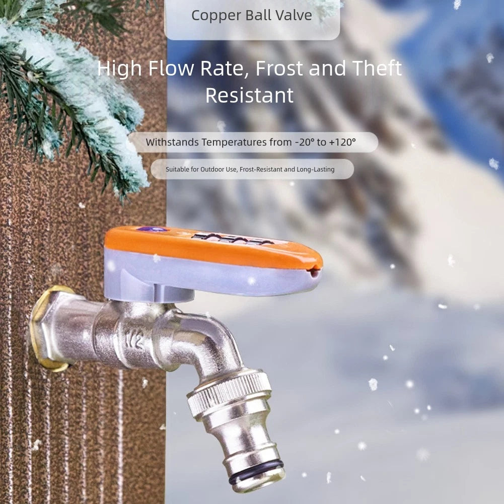 Faucet Lock System for RV Valve Handles (Outdoor Garden)