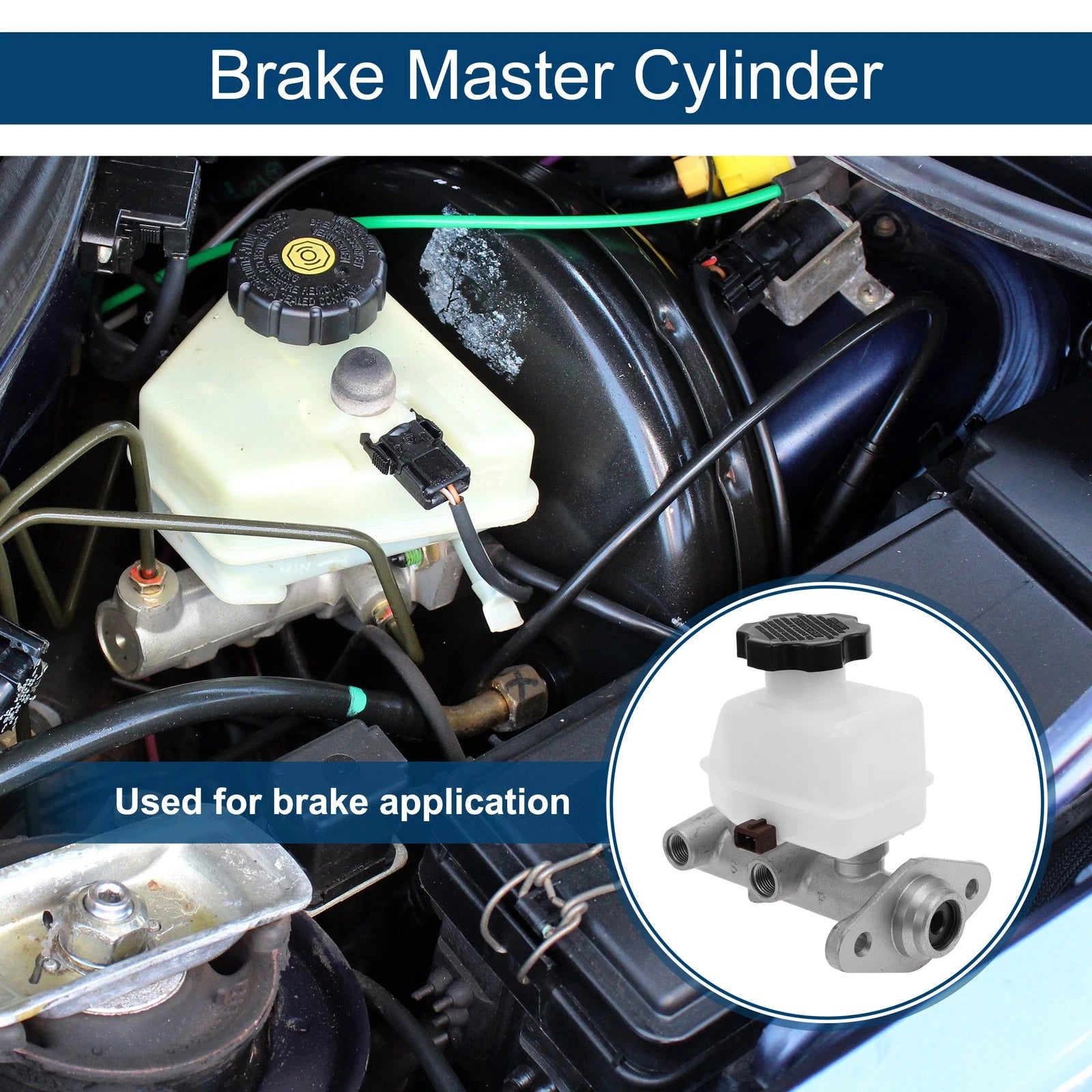 Brake Master Cylinder with Reservoir Replacement for Hyundai Accent (2000–2005)