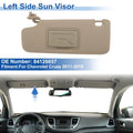 Left Side Sun Visor for Chevrolet Cruze 2011-2019 Beige Replacement